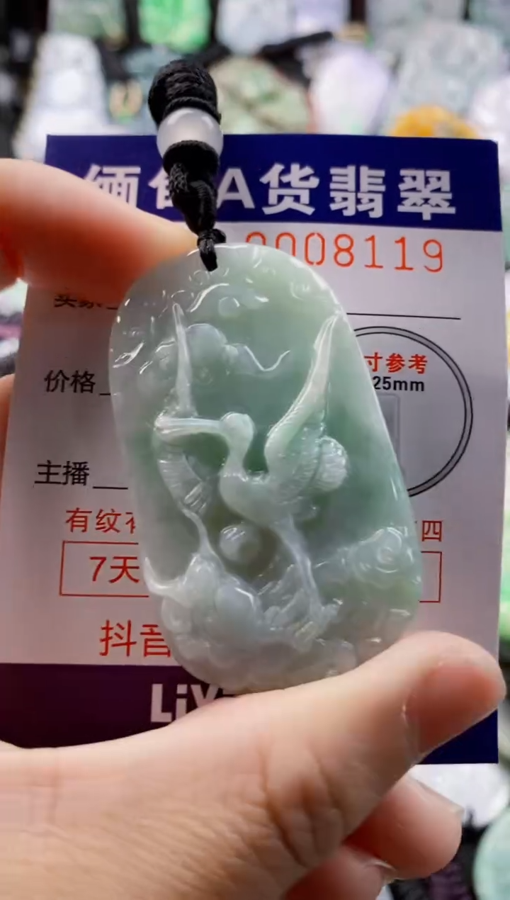 翡翠未镶嵌吊坠(不含链)1