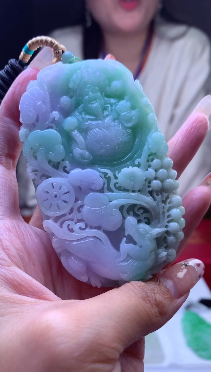 【闪购商品】定制翡翠未镶嵌挂件发货（拍一发一）