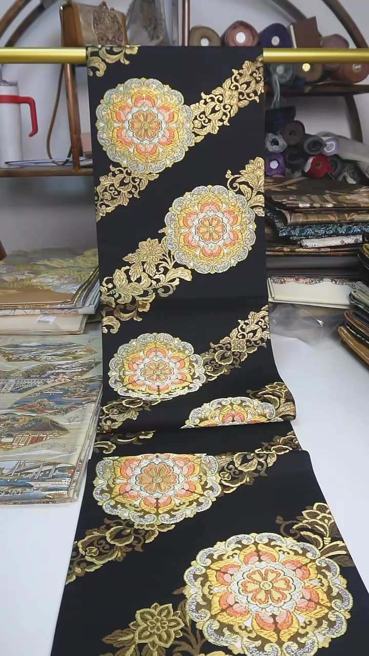 【闪购商品】织绣31西阵织六通宝相花