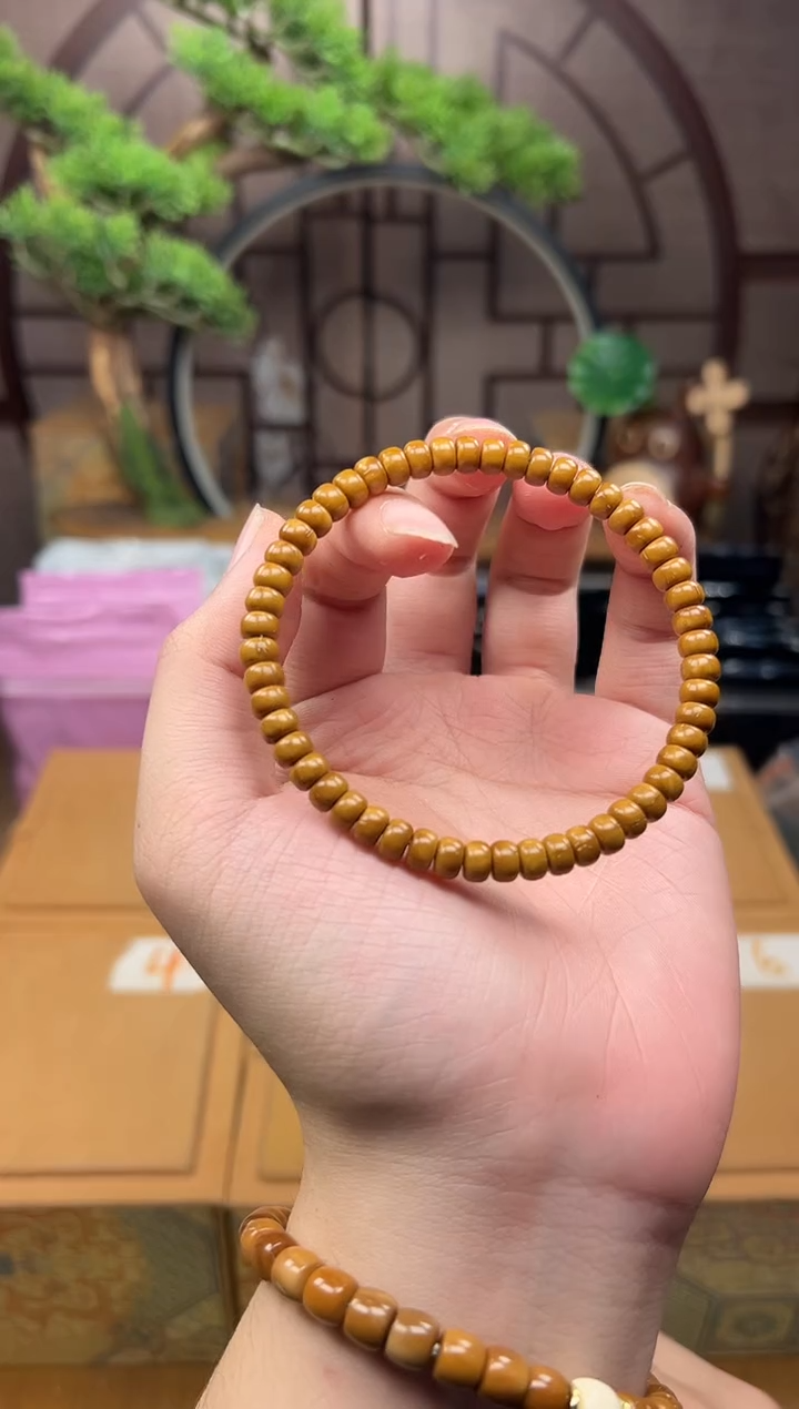 手串紫金鼠5*6黄金甲紫金鼠