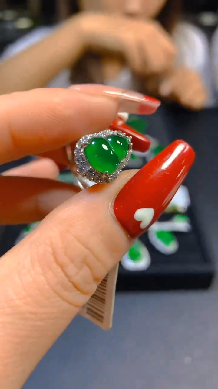 【闪购商品】翡翠戒指未镶嵌0649181400多样性发一