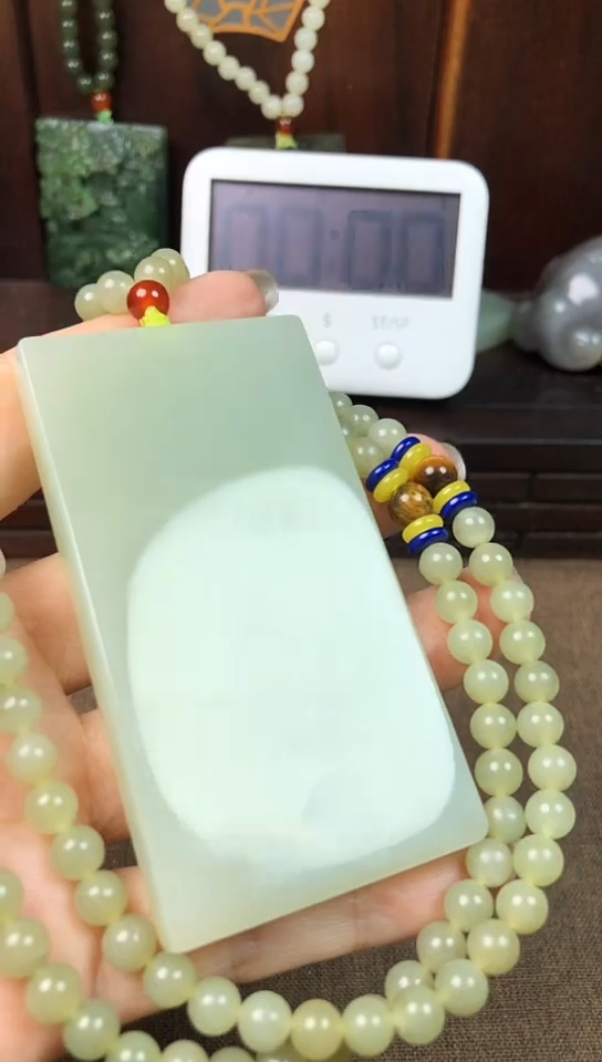 颈饰未镶嵌和田玉天****你天天向上@你