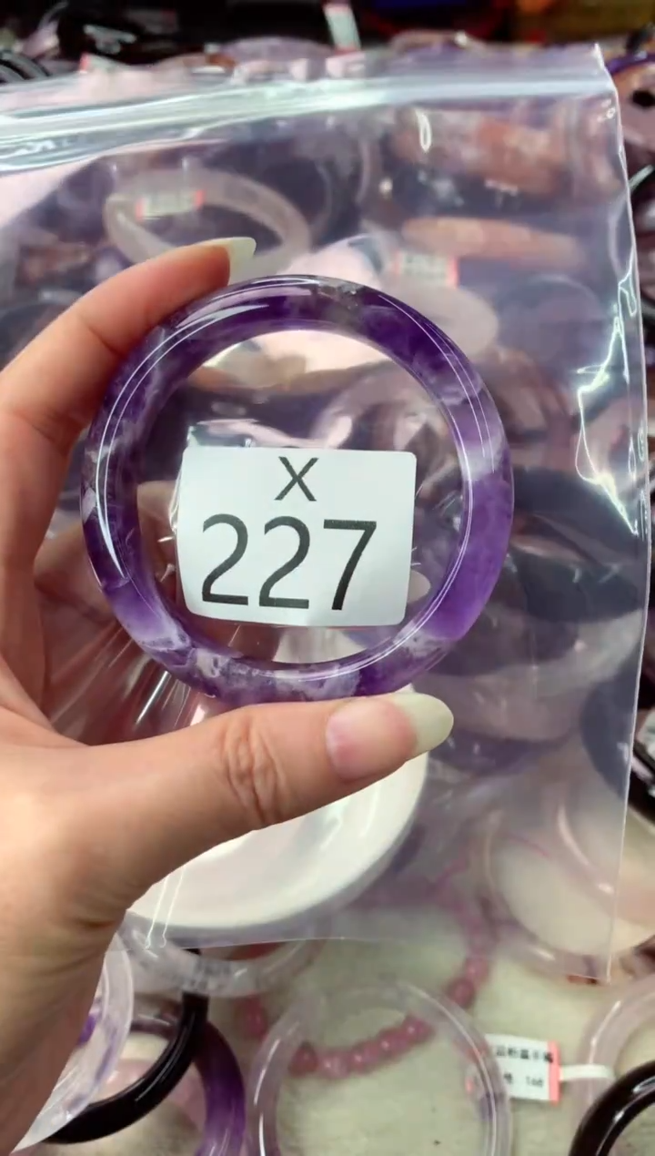 未镶嵌手镯水晶X227-56