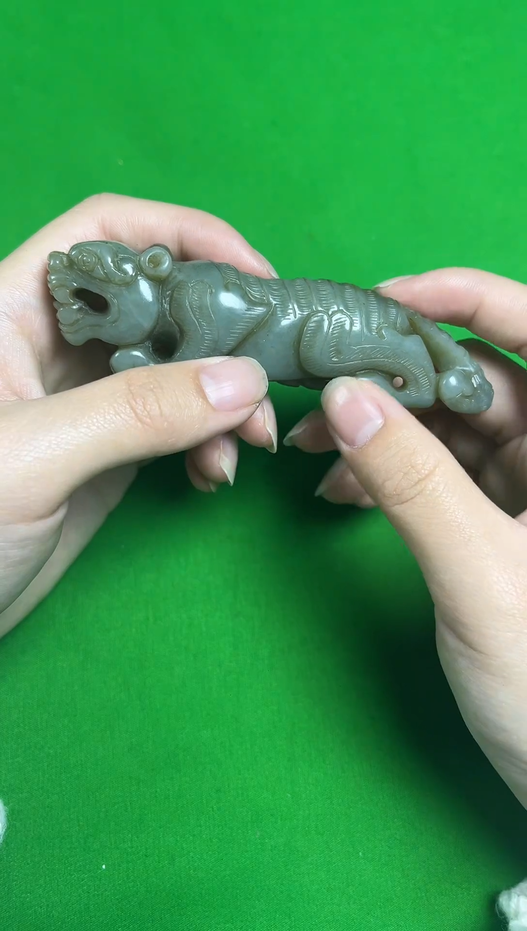【闪购商品】和田玉摆件未镶嵌玉虎