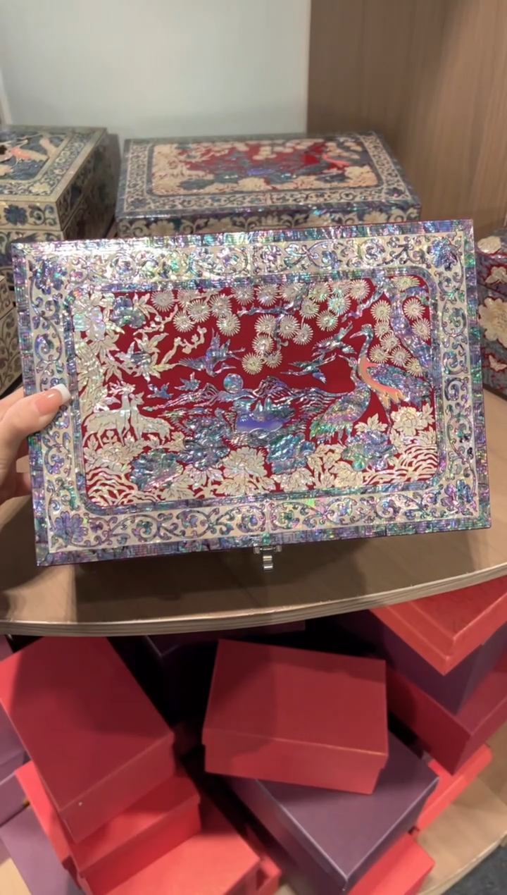 【闪购商品】鱼锁满贝底·弘贝雅螺钿漆器文化馆