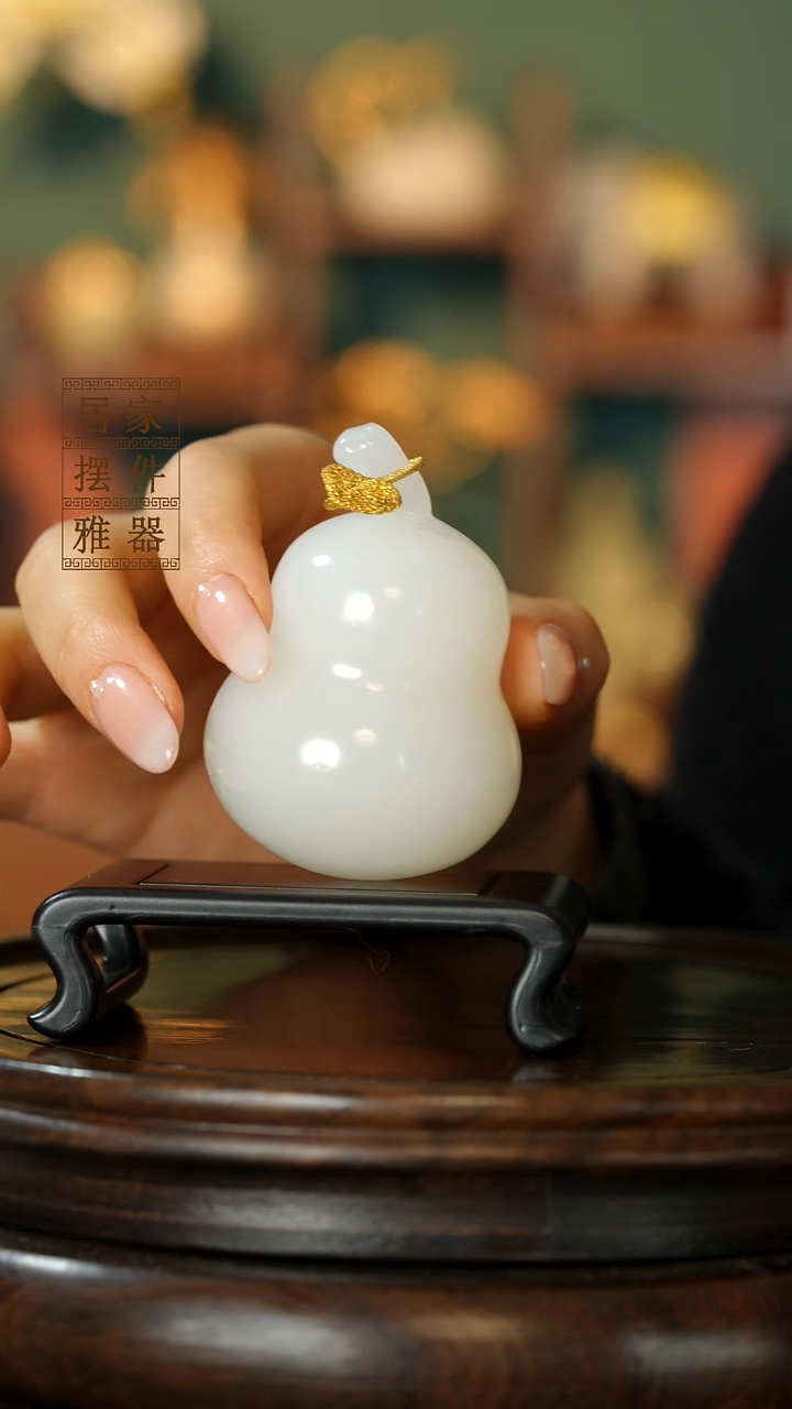 玉《顺利葫芦》摆件