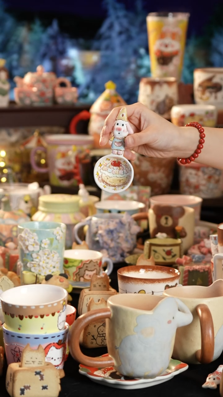 其他陶景德镇釉下彩手绘设计师款陶瓷