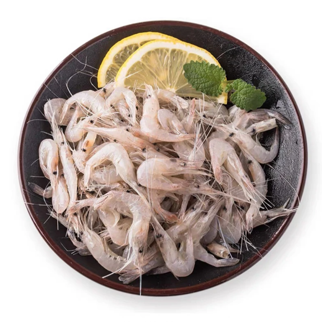 野生海白虾鲜活小白虾鲜冻小白虾4斤装