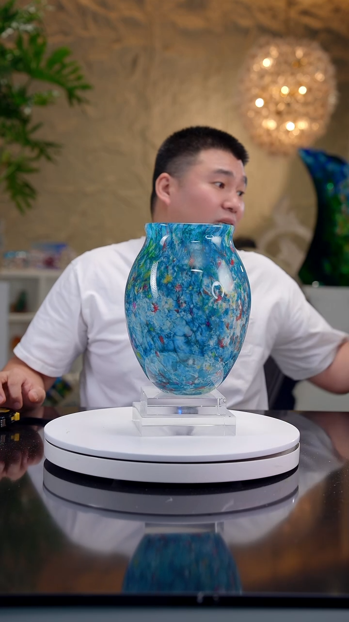 手工艺品琉璃莫奈花园设计款花器47号