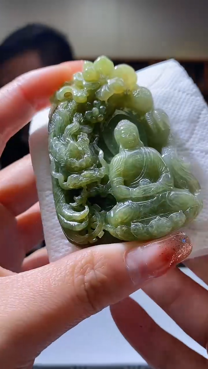 【闪购商品】定制翡翠未镶嵌36/0206/W/观音