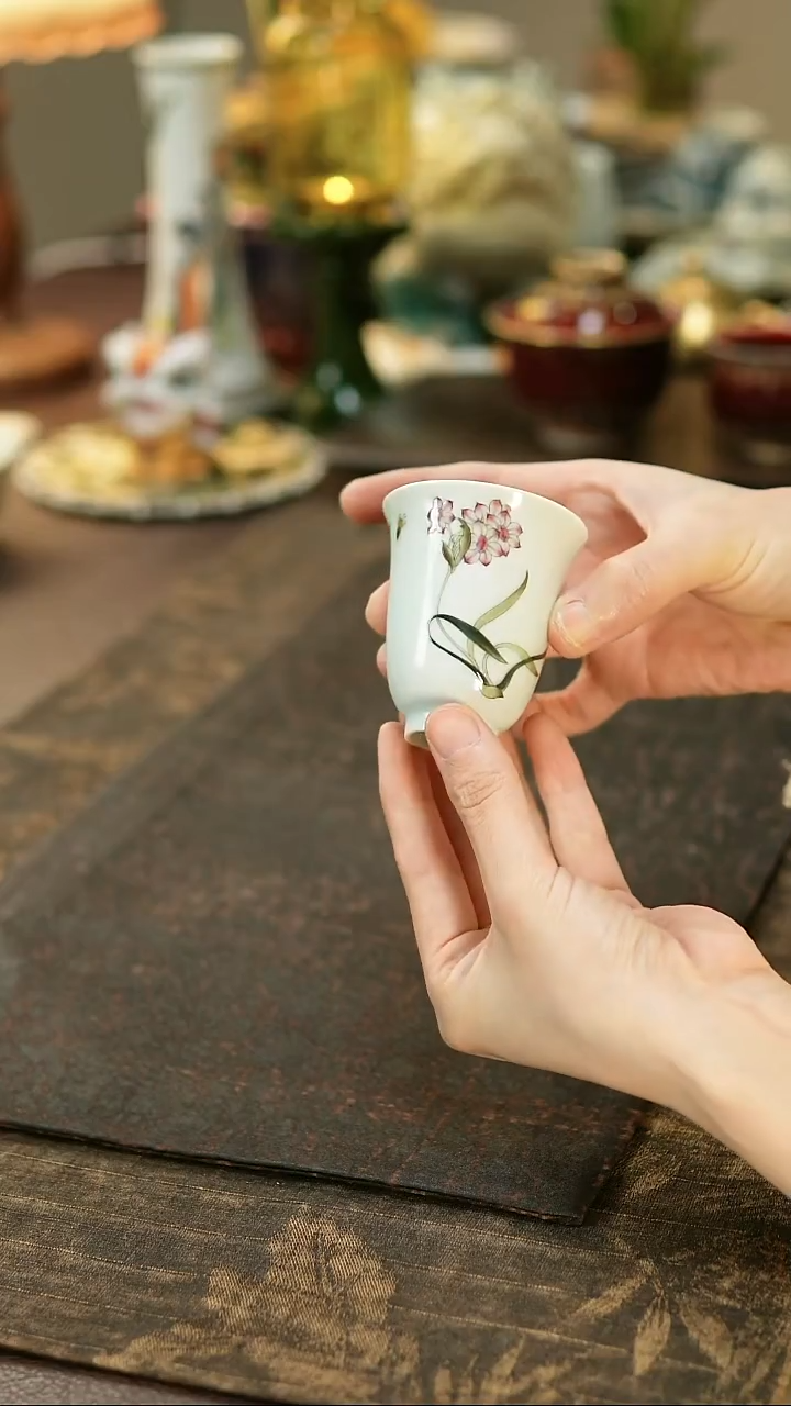 景德镇陶瓷杯碗柴烧多人