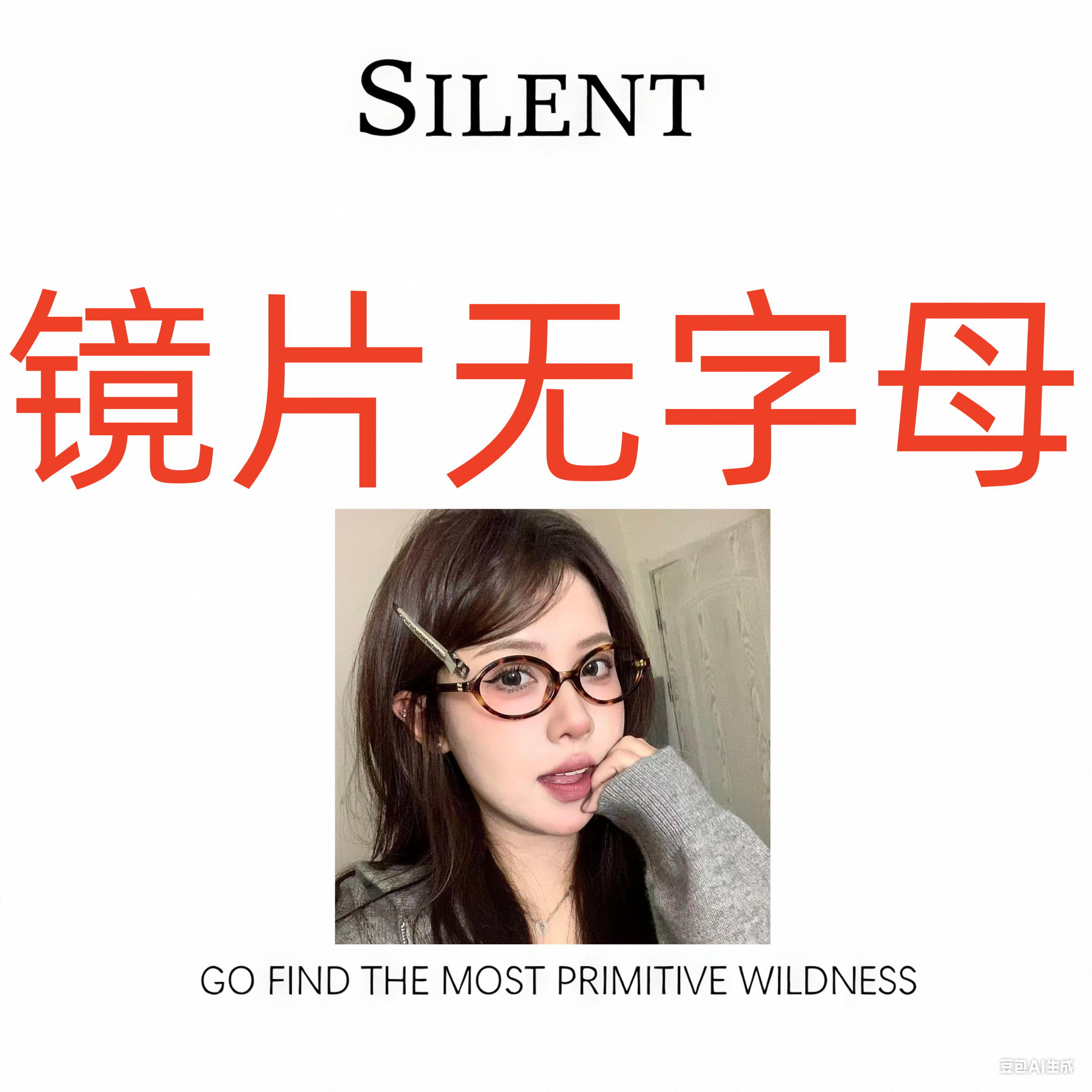 镜片不带字母，发原盒！小野家时尚素颜镜墨镜合集