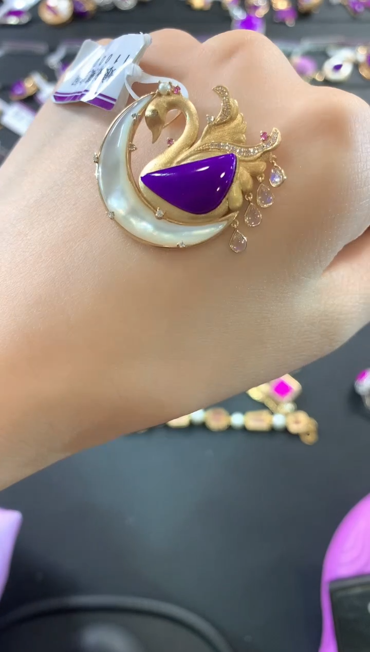 【闪购商品】苏纪石（舒俱来）.18K金镶嵌舒俱来吊坠