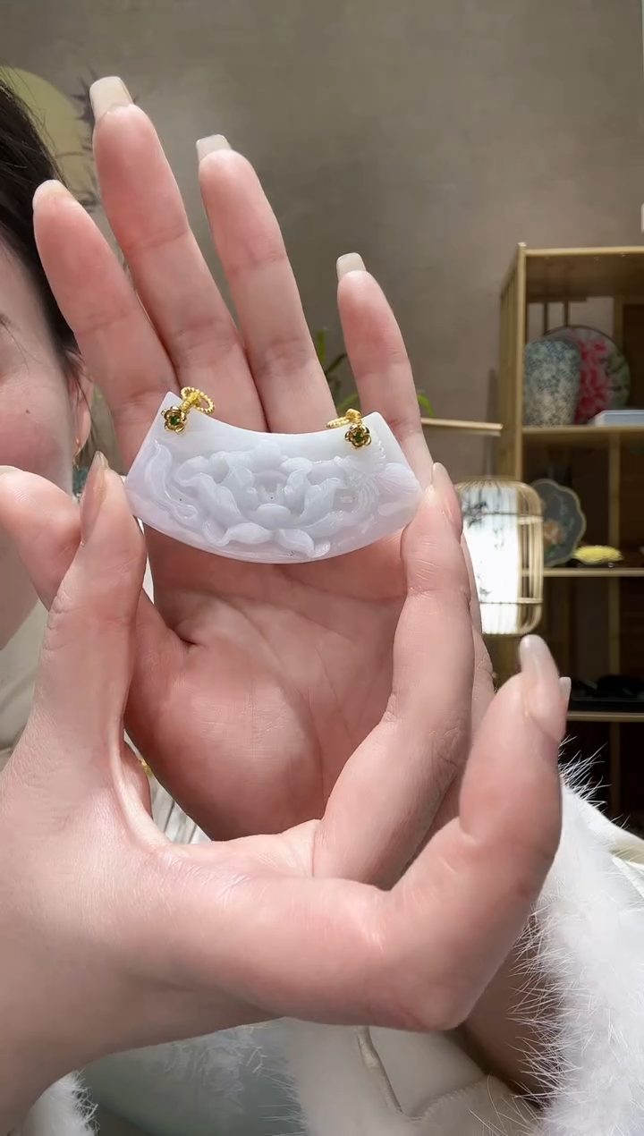 【闪购商品】翡翠耳饰未镶嵌吊坠