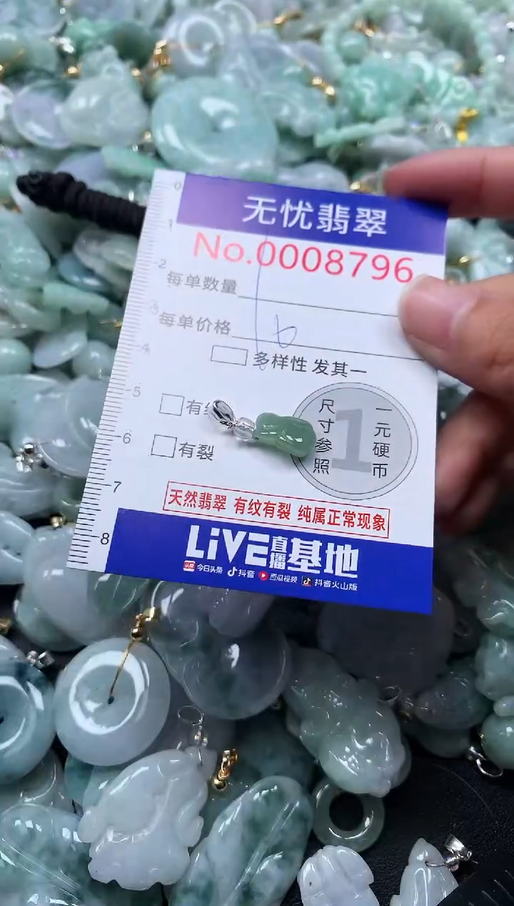 颈饰未镶嵌翡翠8796