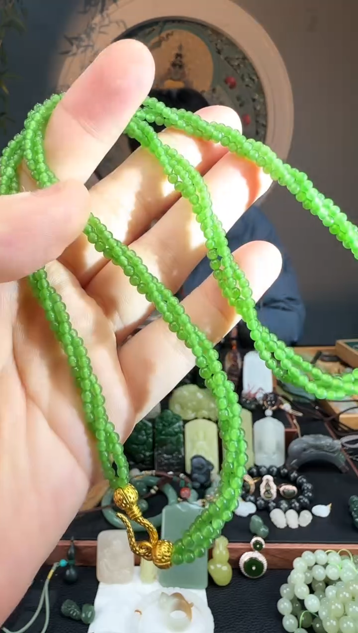 颈饰未镶嵌和田玉和田玉