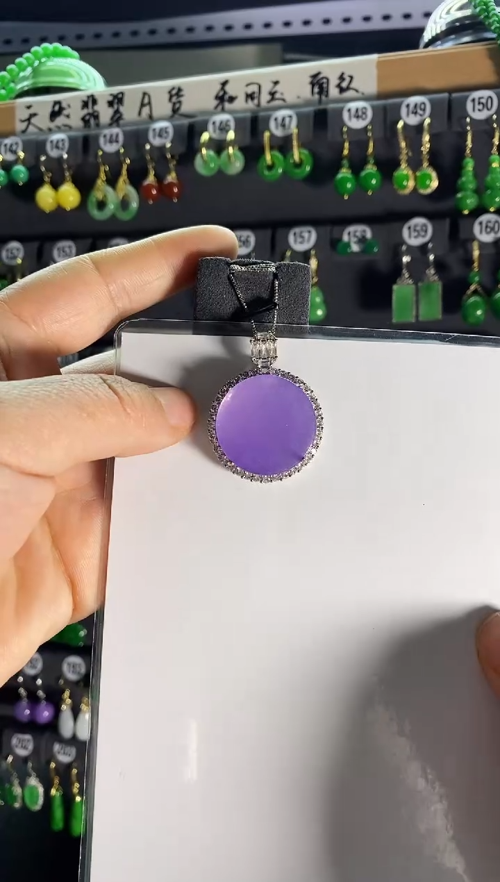 【闪购商品】翡翠耳饰银S925镶嵌228...