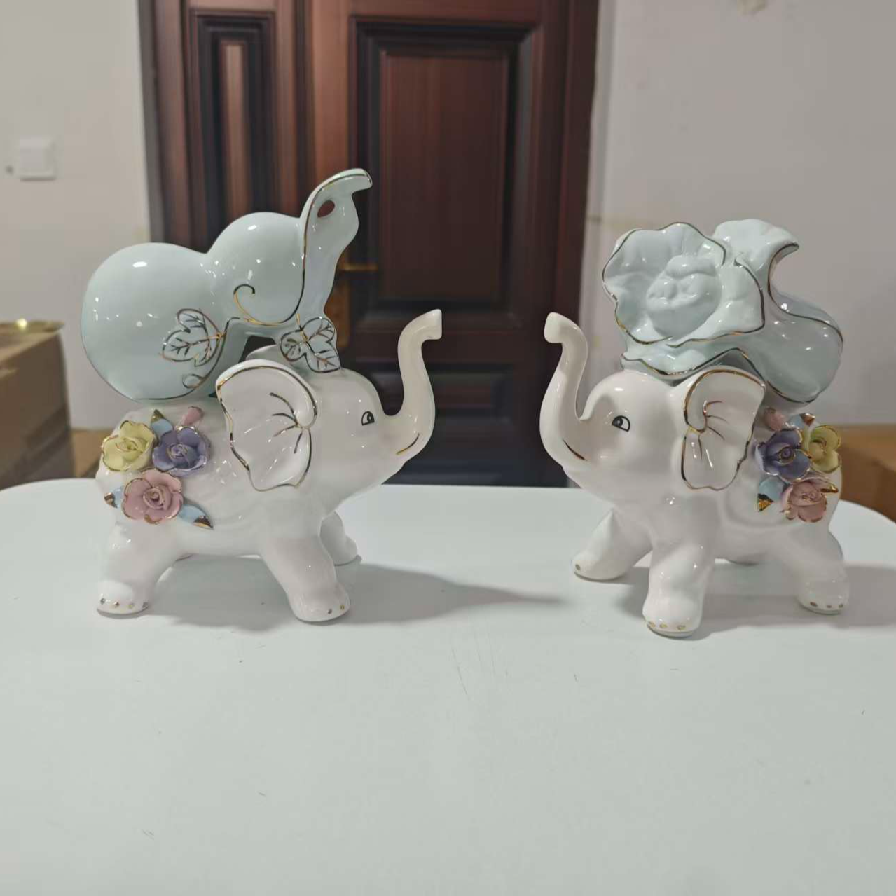 【孤品一只】大象招财好物客厅电视柜酒柜装饰品乔迁礼品