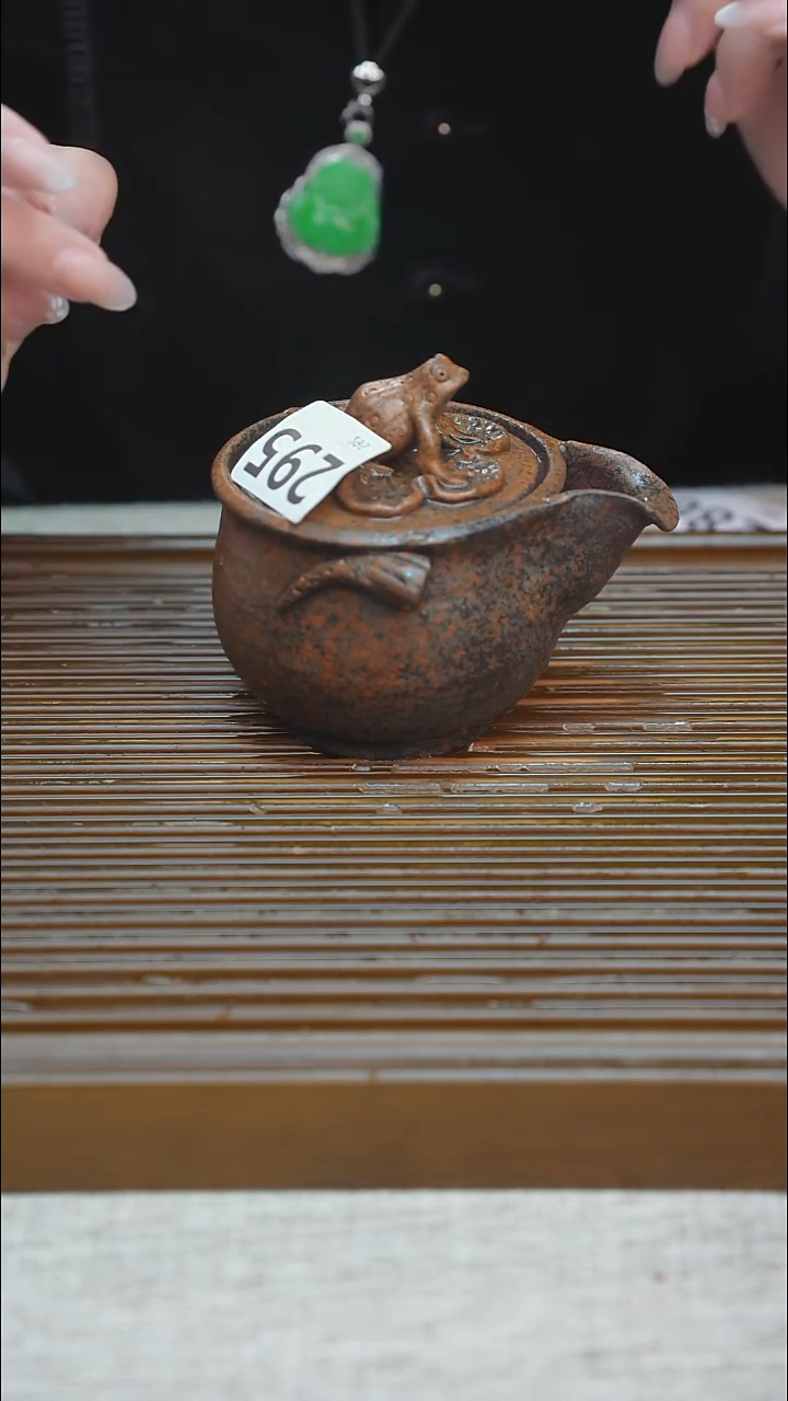 纯手工粗陶茶具每一只不一样