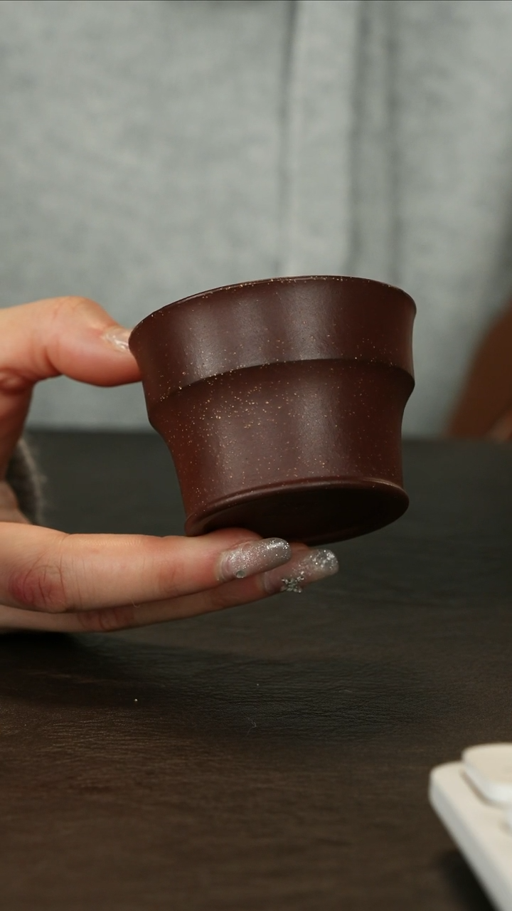 【闪购商品】紫砂茶杯直播福利马燕金砂紫泥主人杯