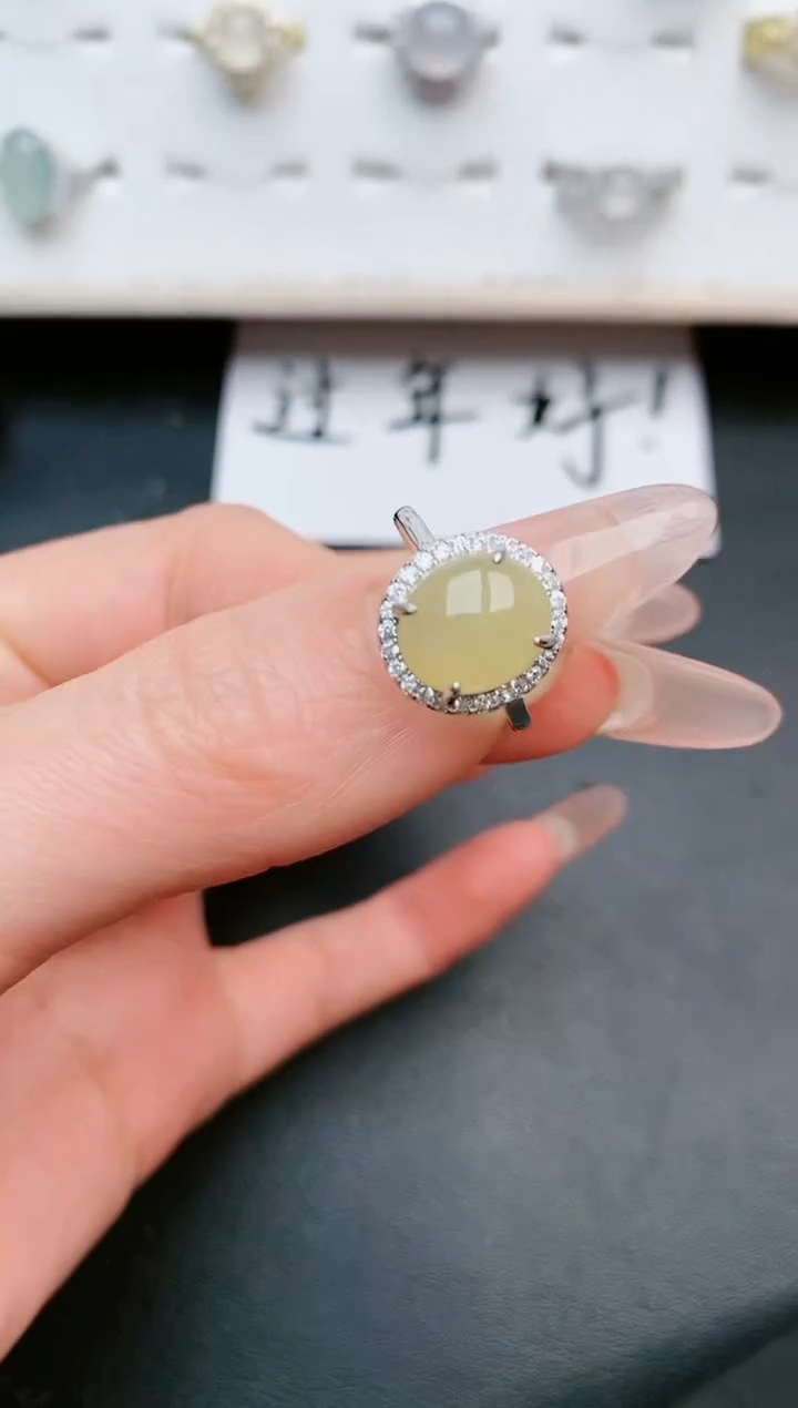 【闪购商品】翡翠戒指银S925镶嵌.....