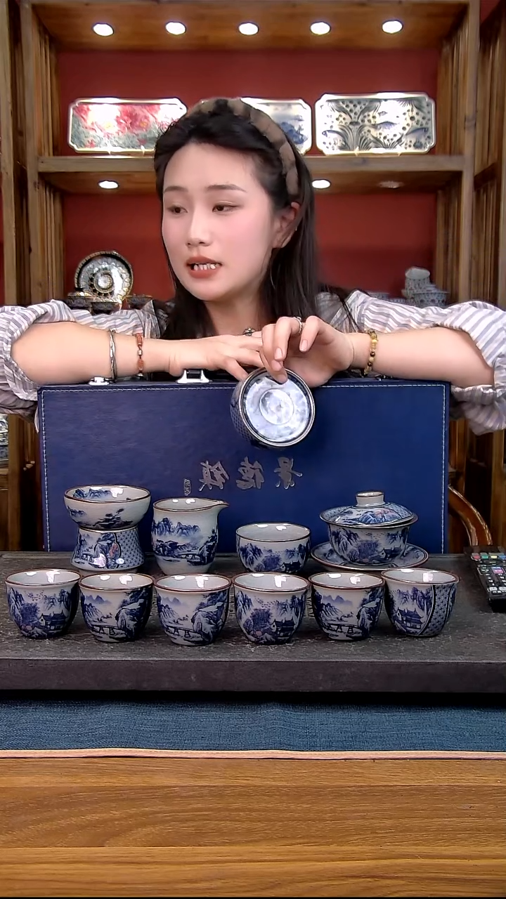 简装家用款11件套 老陶泥开片纹陶瓷茶具