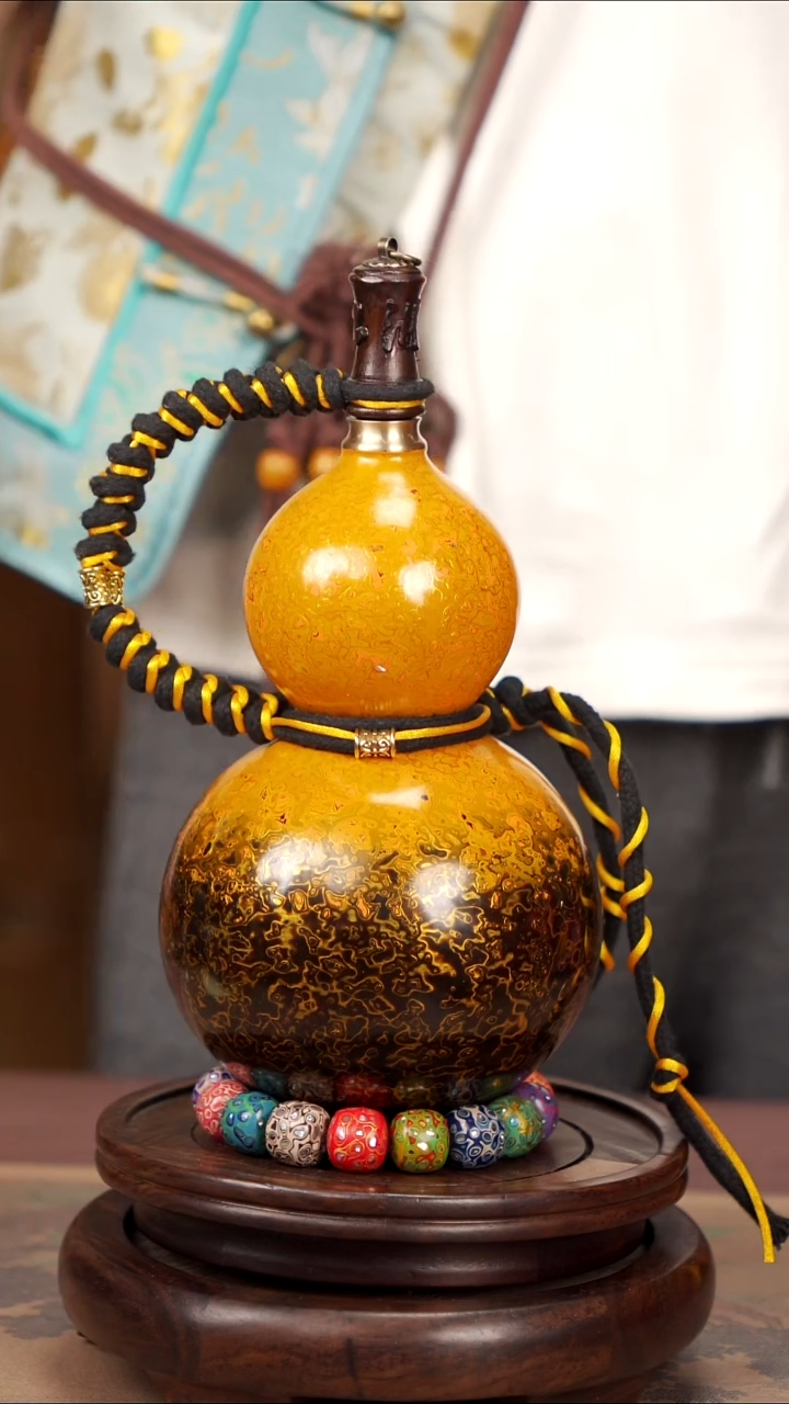 【闪购商品】64易林高端工艺大漆酒葫芦--368