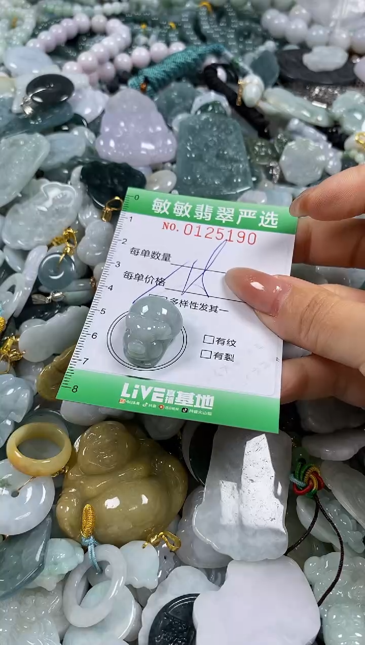 【闪购商品】翡翠颈饰未镶嵌闪购0125190多样性发其一