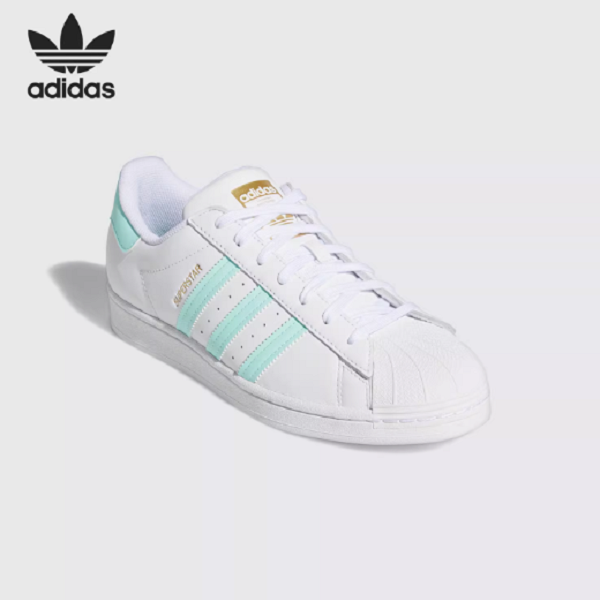 【瑕疵慎拍】Adidas/阿迪达斯贝壳头鞋（右脚微断底）GX2538