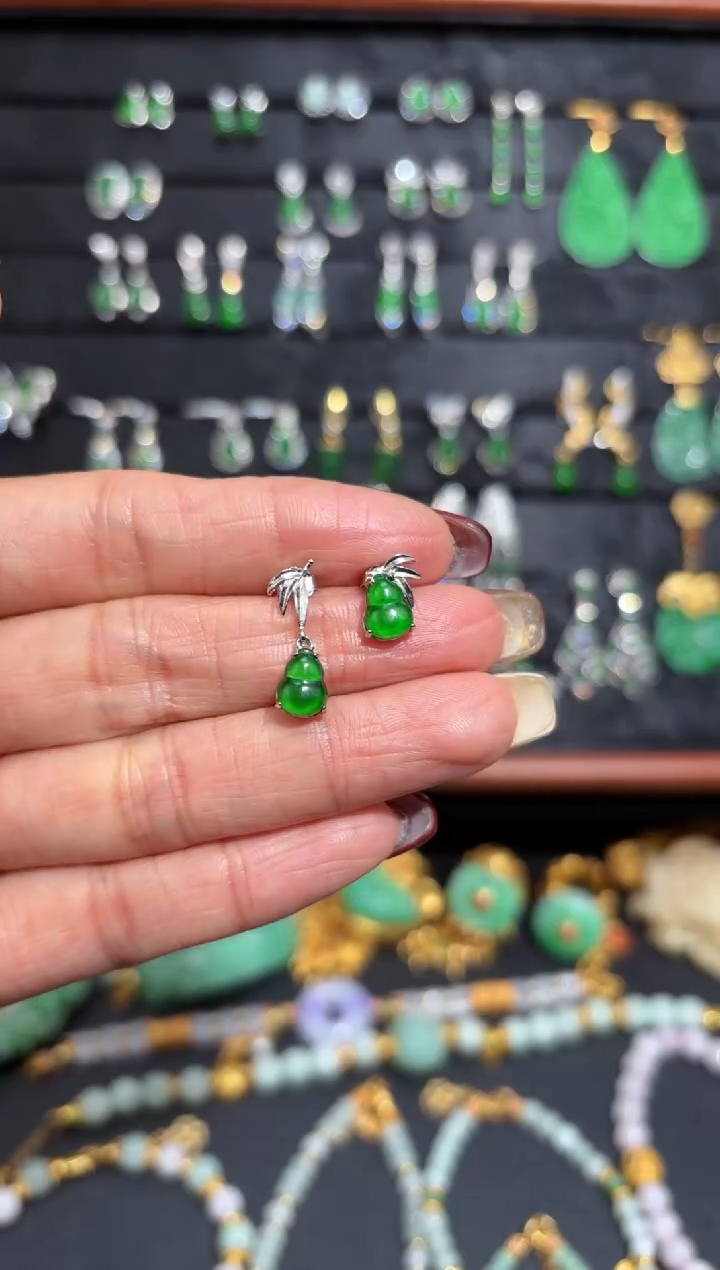 【闪购商品】翡翠颈饰银S925镶嵌蛋面/支持复检/一件