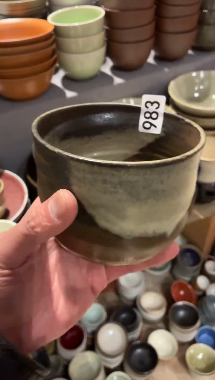 瓷片楚*983青灰扭扭碗1个