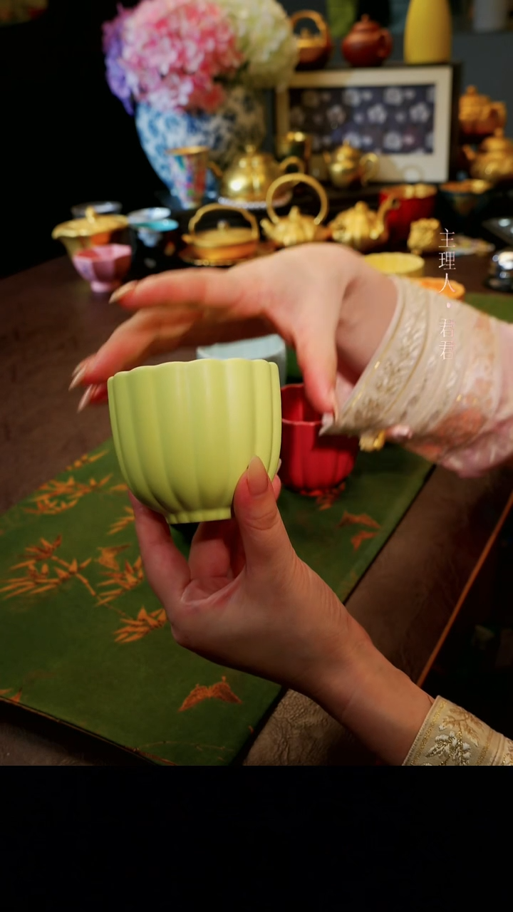 茶杯紫砂【宜景窑系列】晨露