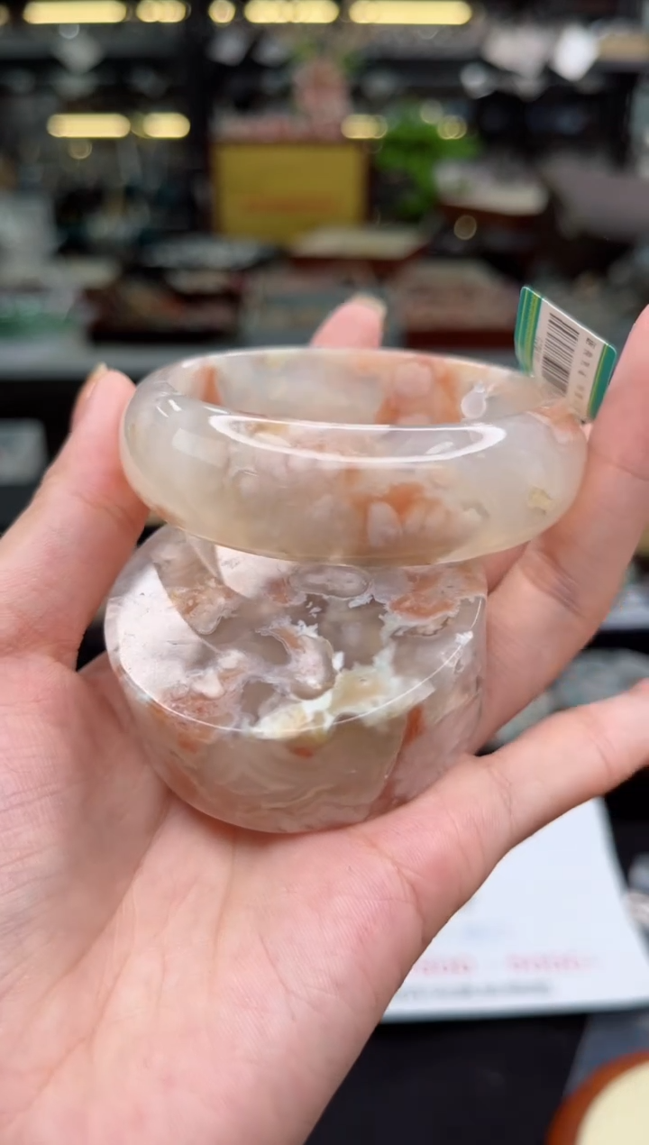 【闪购商品】石英质玉手镯未镶嵌54圈口（赠品镯心）6608102