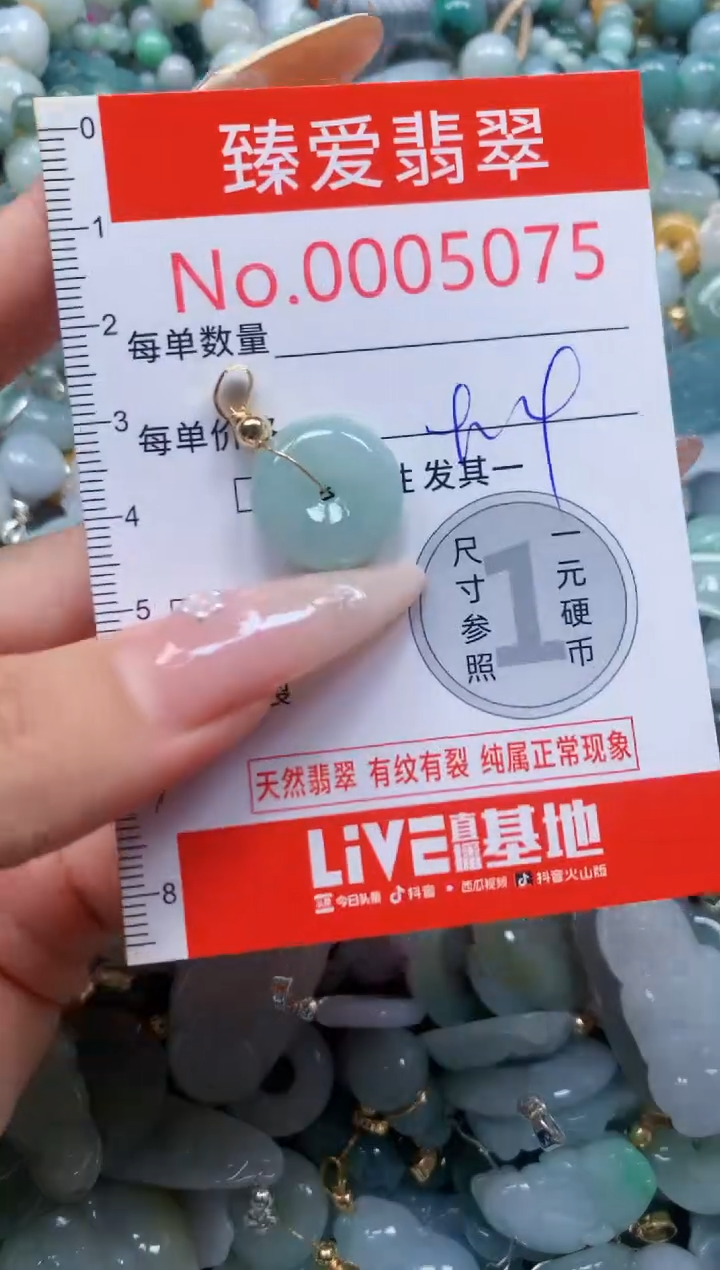 翡翠未镶嵌吊坠(不含链)5057