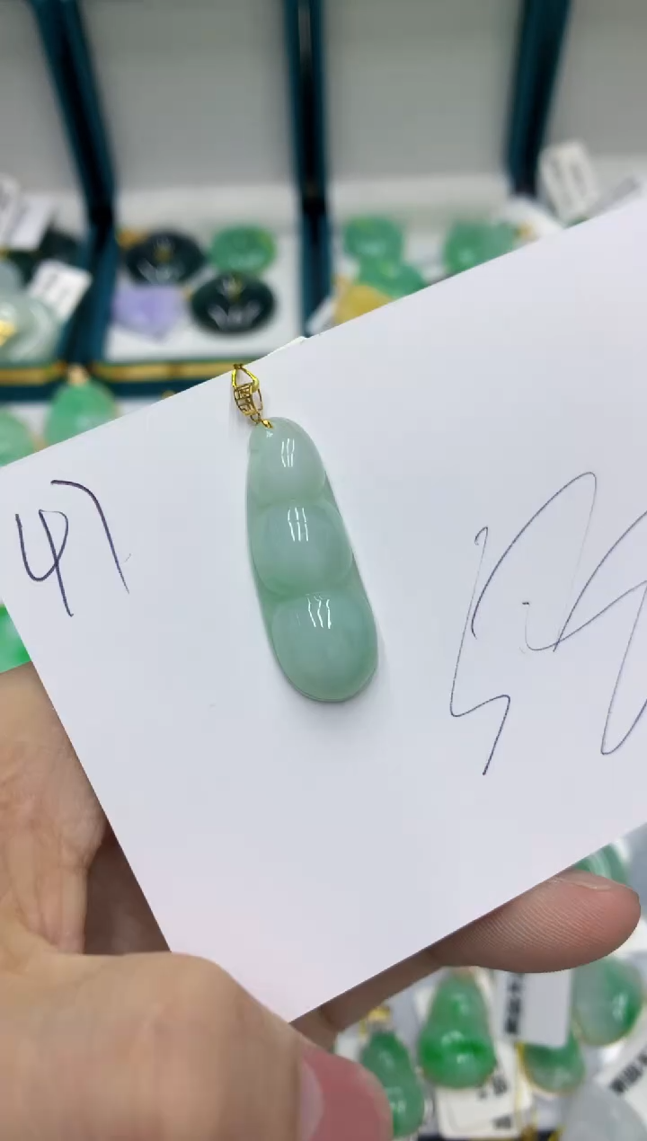 【闪购商品】翡翠颈饰18K金镶嵌11111111111