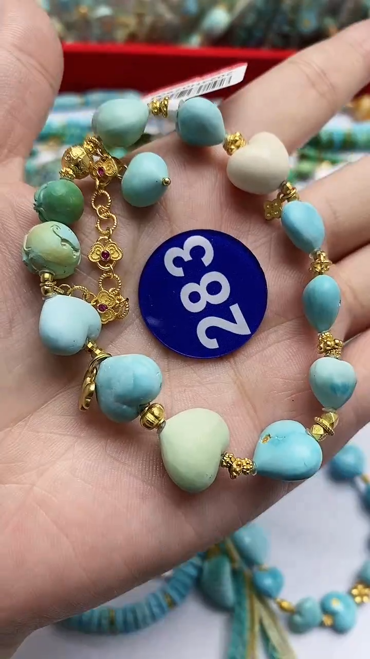 【闪购商品】绿松石手链银S925镶嵌283