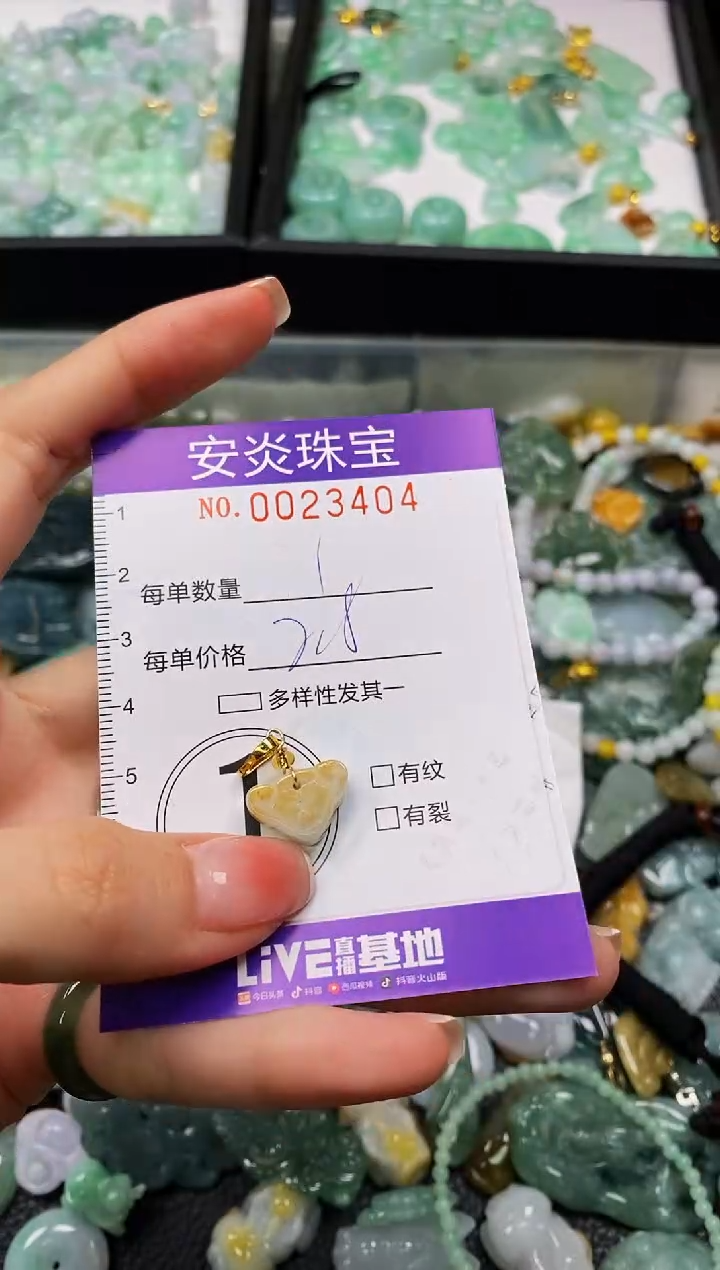 颈饰未镶嵌翡翠闪购0023404