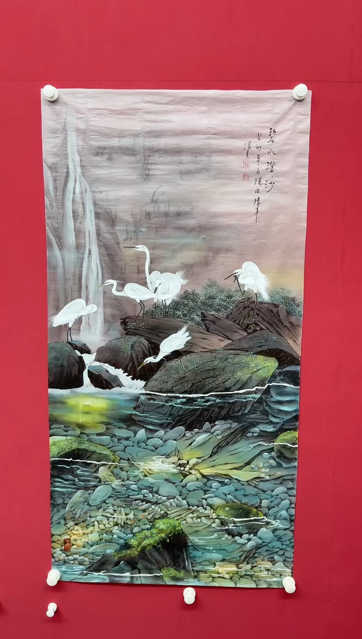 【闪购商品】国画吴-绢丝山水/无框/W