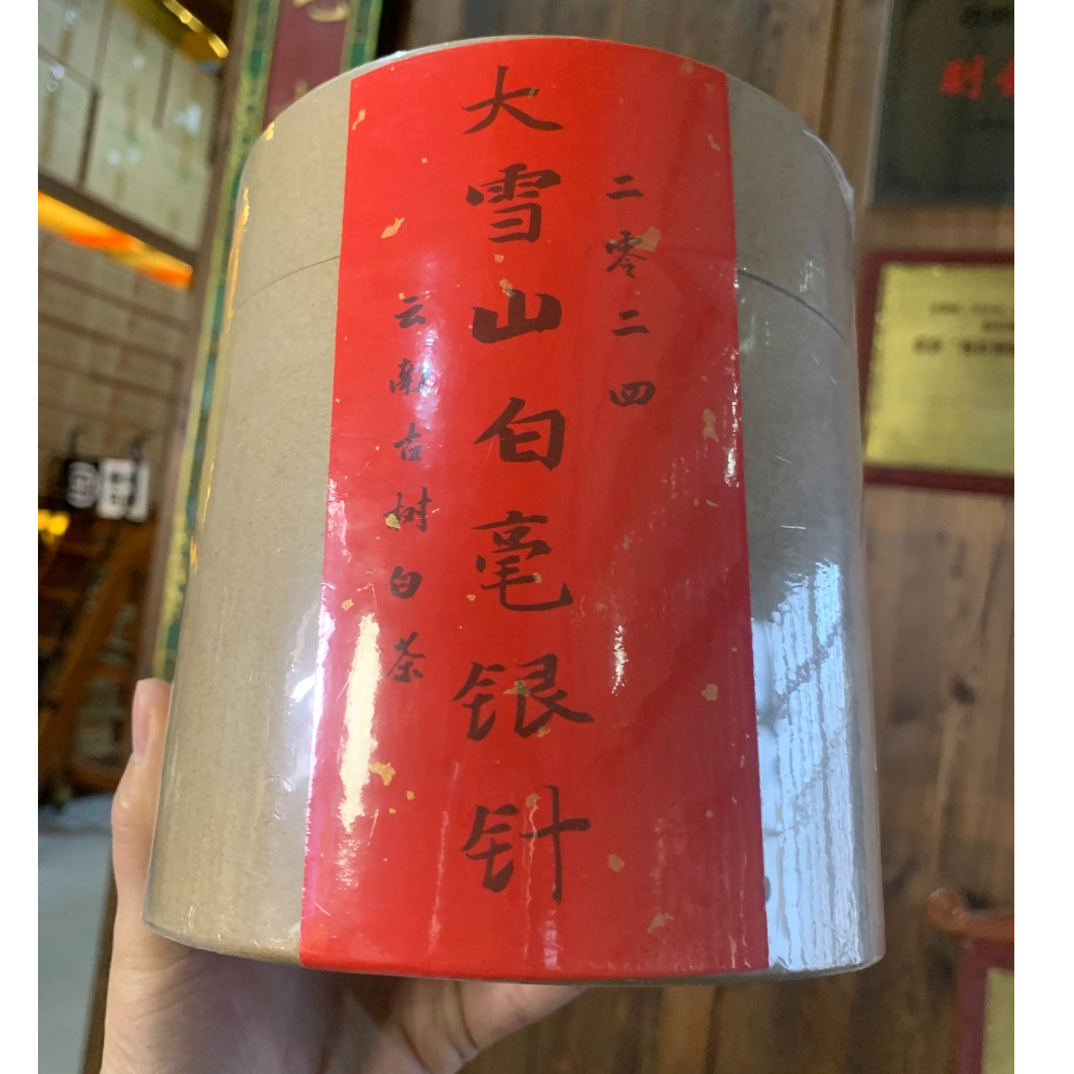 2024年大雪山白毫银针 白茶150g/罐