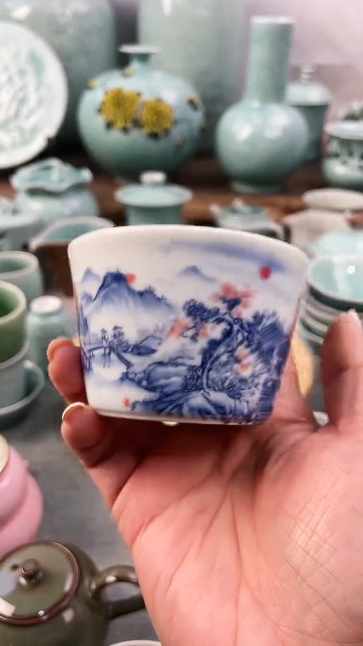 【闪购商品】特价 微瑕 慧仙青瓷