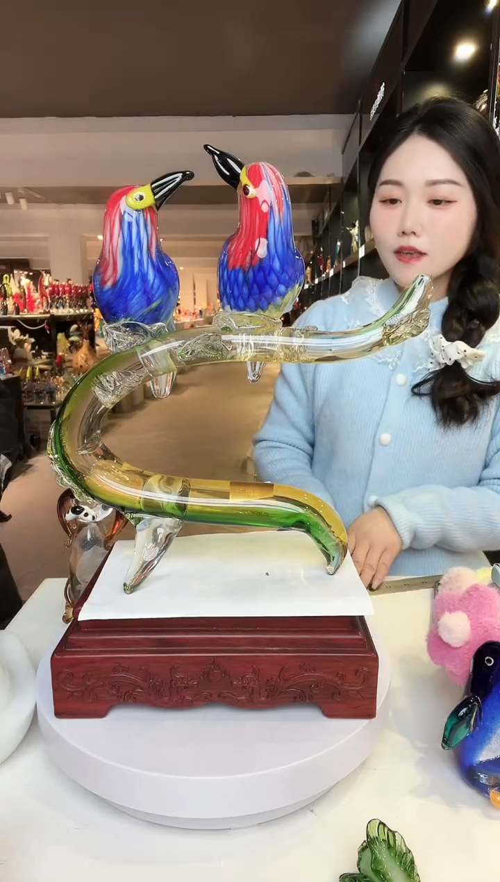 【闪购商品】茶盏琉璃摆件家居摆件