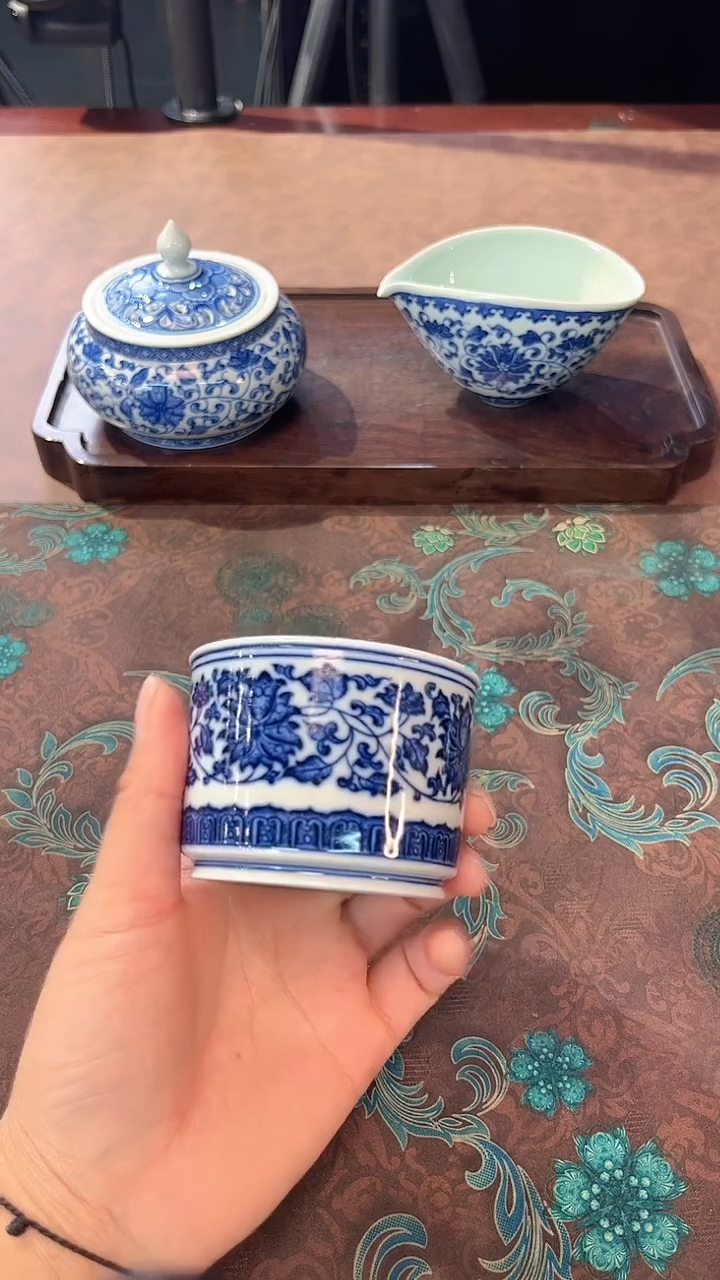 镹曰手工手绘柴窑茶具