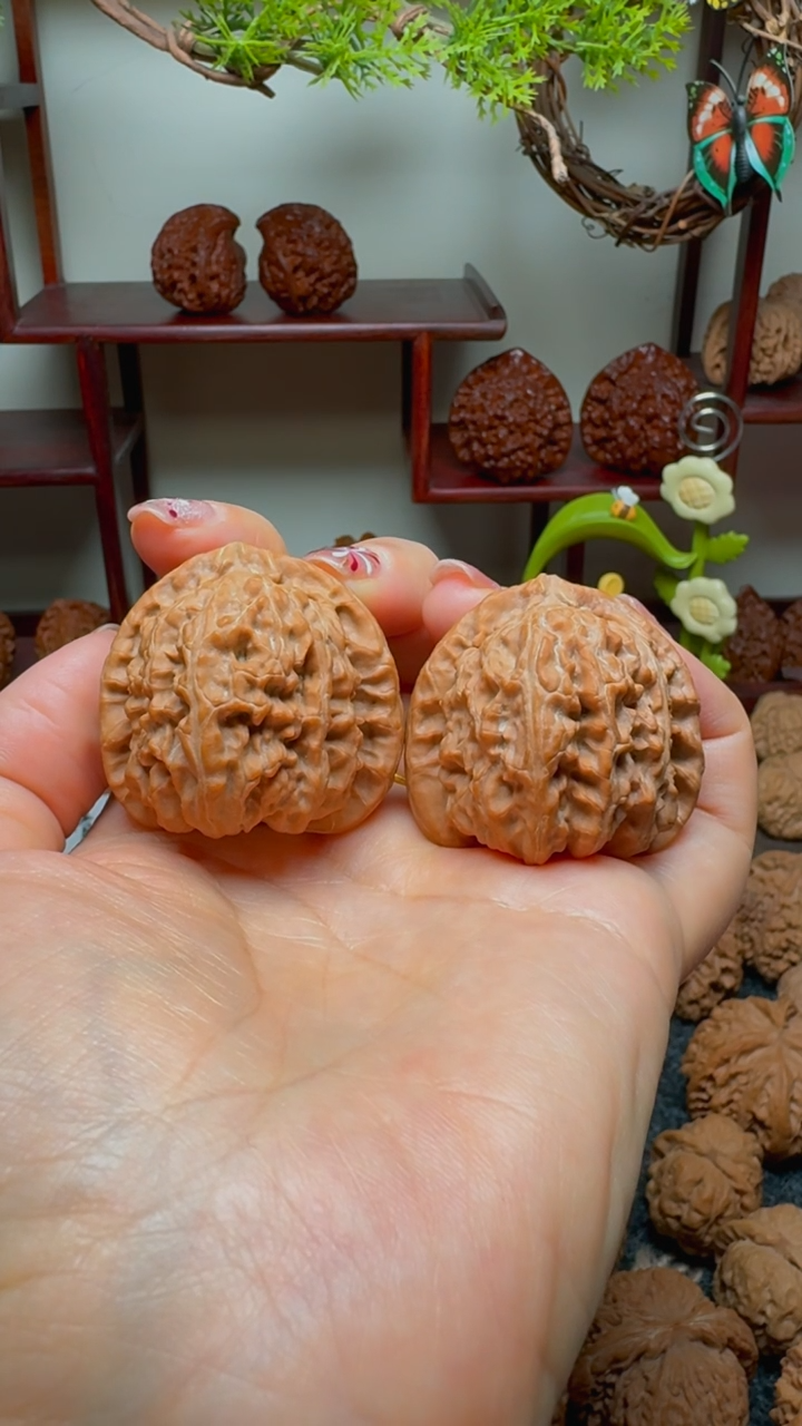 【闪购商品】文玩核桃把件白狮子