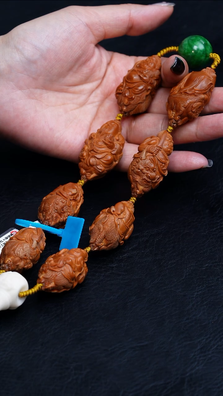【闪购商品】橄榄核手串/手链23骑兽万佛朝宗