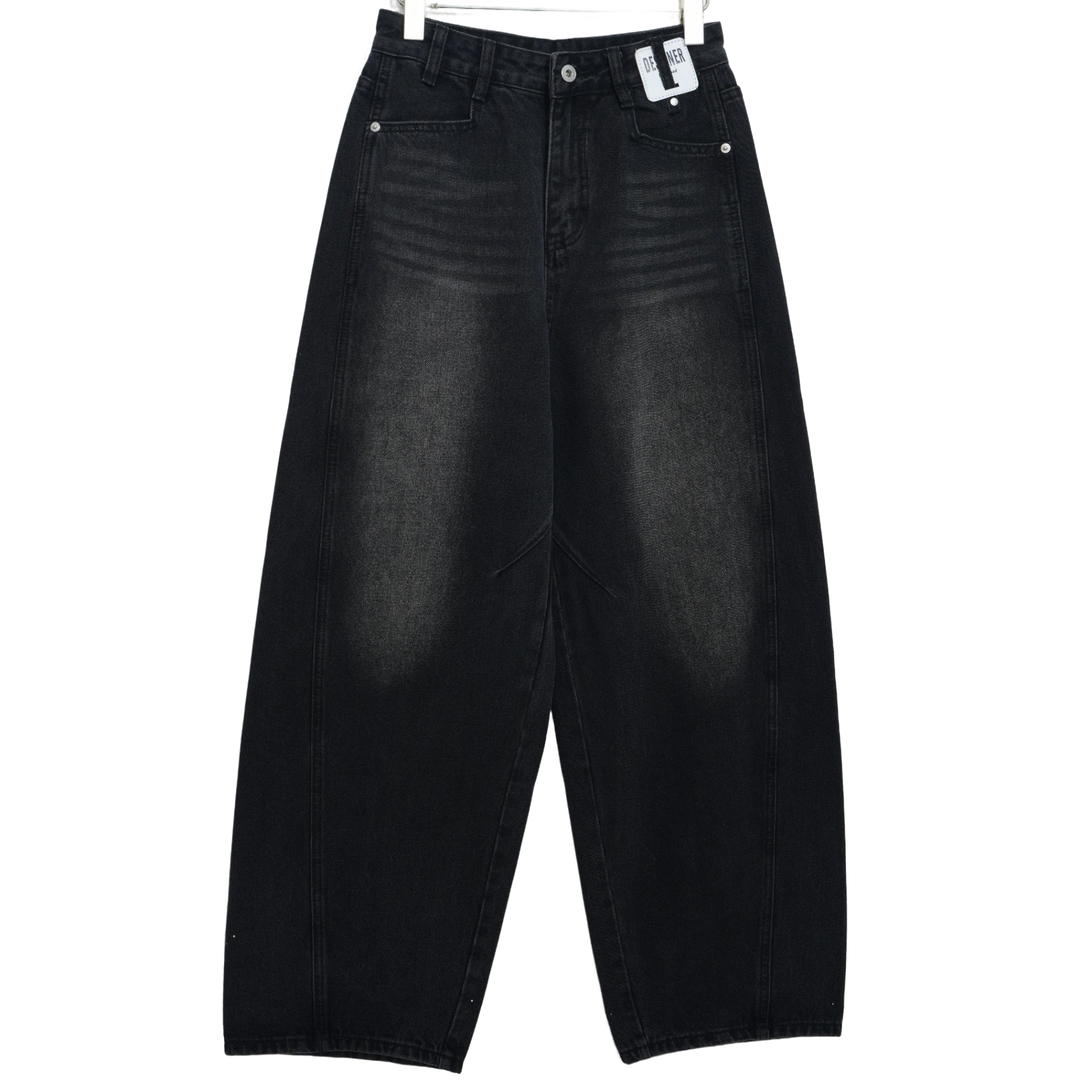 【双11降温大促】QH66003顿感-美式做旧设计感复古水洗直筒堆堆裤