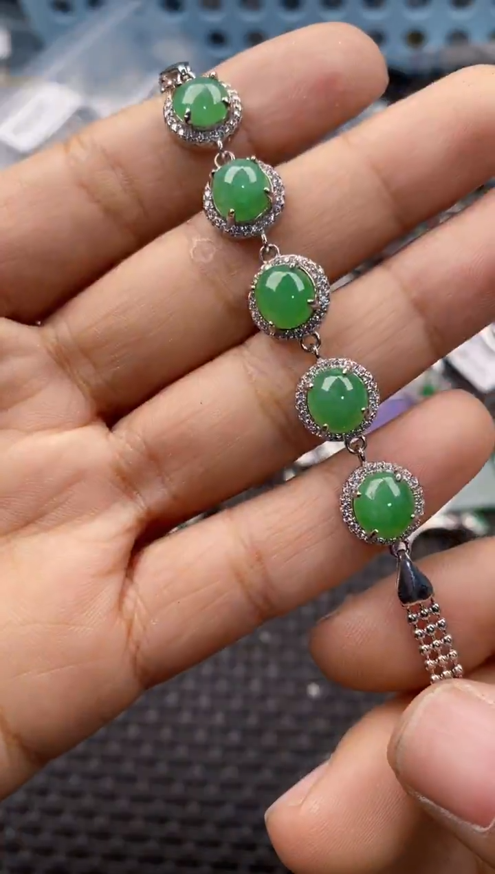 银S925镶嵌戒指翡翠888         9888         9