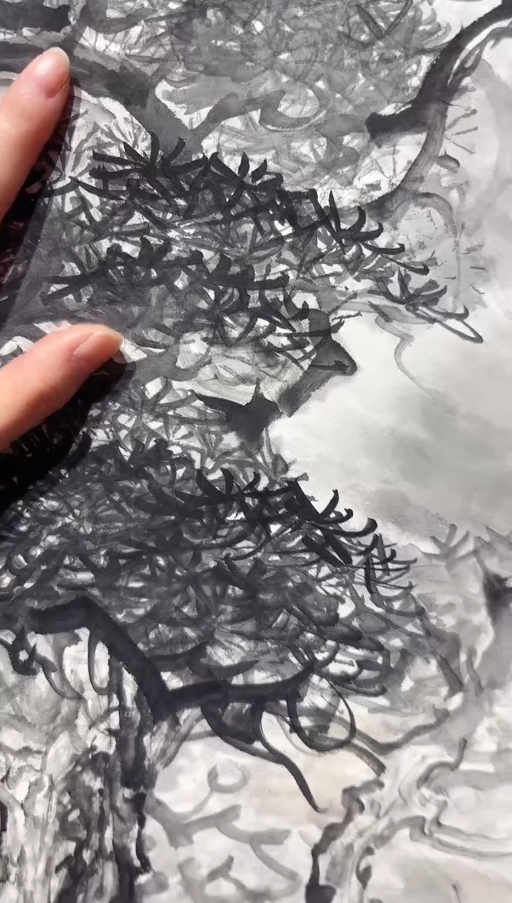 国画秦燕格国画手绘作品Y13