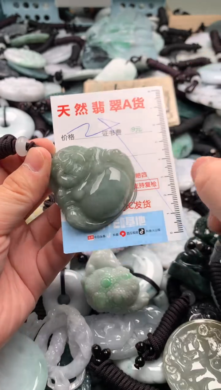 翡翠未镶嵌吊坠(不含链)1