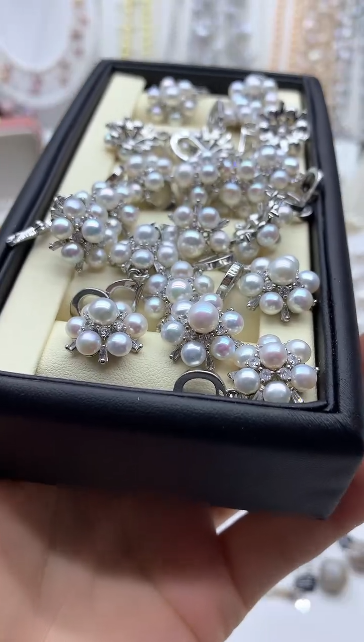 淡水珍珠合金吊坠(不含链)多样性发其一