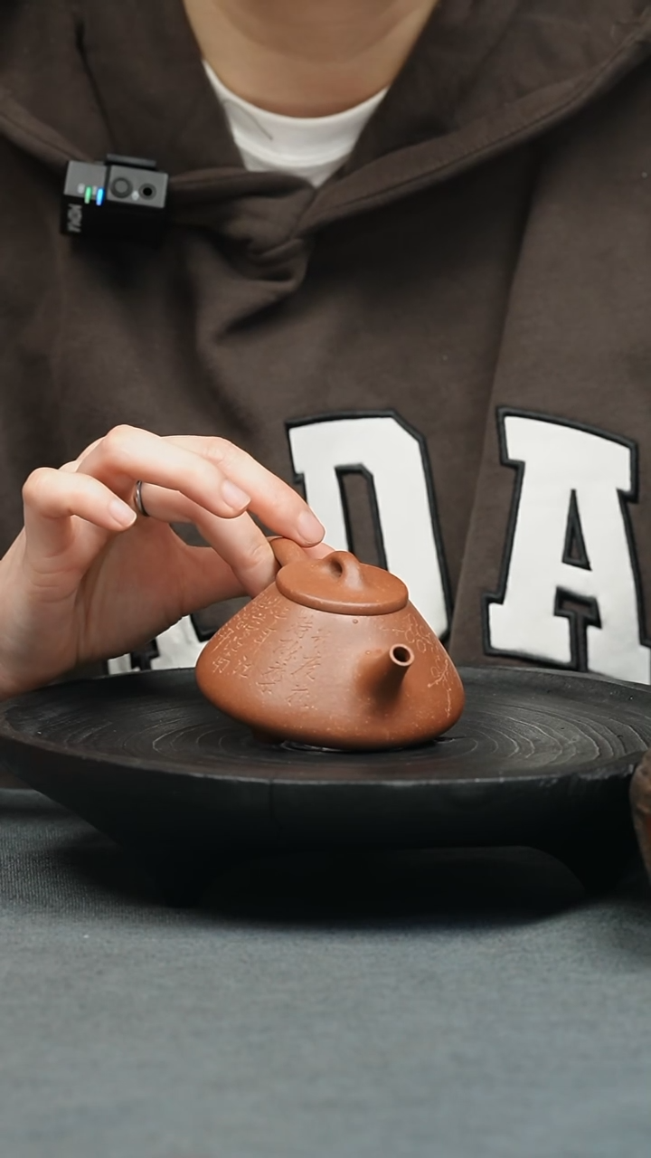 【闪购商品】紫砂茶壶五堂 子冶石瓢-惜抱先生145cc